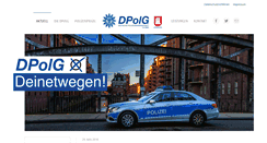 Desktop Screenshot of dpolg-hh.de